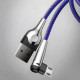Baseus CAMMVP-A03 Micro USB kábel 90 ° -os csatlakozóval 1 méter