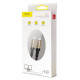 Baseus CATKLF-SV1 Cafule Nylon USB-Type C kábel PD3.1 100W 20V 5A QC3.0 1m arany