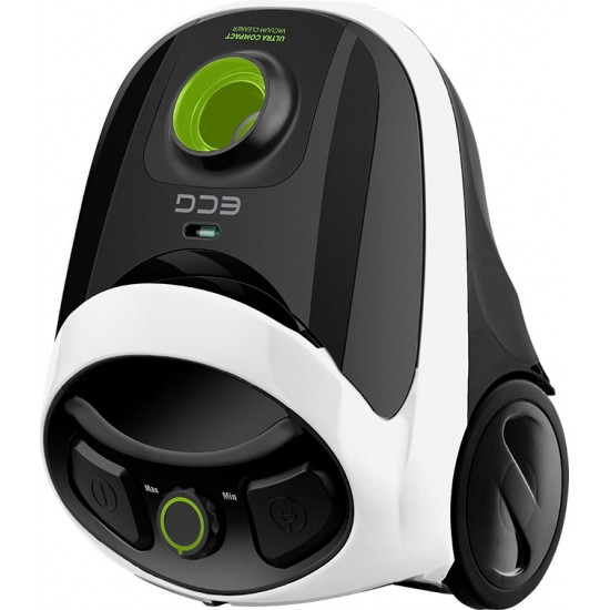 ECG VP S1010 porzsákos porszívó, 800W, fekete szín 