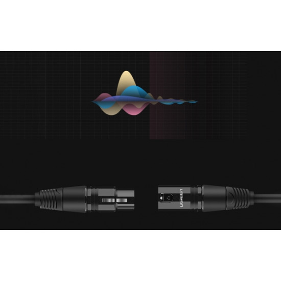 Ugreen XLR anya – XLR apa, 1 m 20708 PREMIUM hosszabító kábel