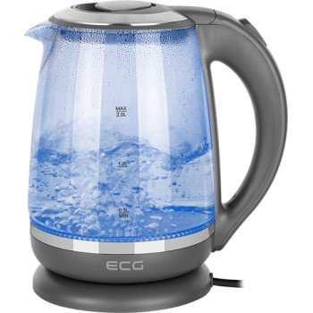 ECG RK 2020 GREY üveg vízforraló, 2 liter 