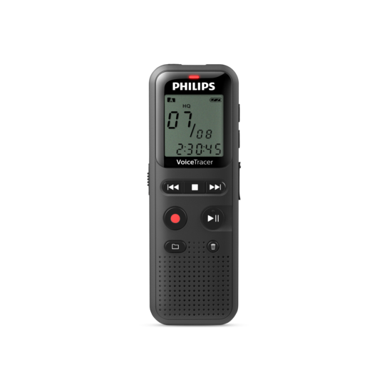 Philips DVT1160 diktafon 8GB memória kapacitással 