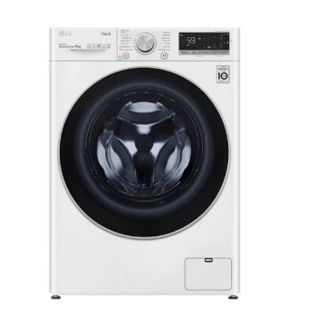 LG F4WV509S1EA elöltöltős mosógép gőz funkcióval 9kg ruhatöltettel, inverter motor, 60x56.5x85 cm 