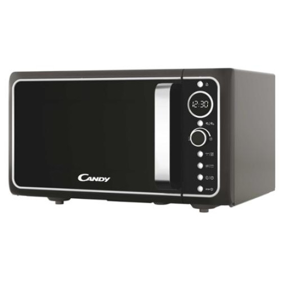 Candy DIVO G25CMB retro mikrohullámú sütő crisp funkcióval, fekete szín