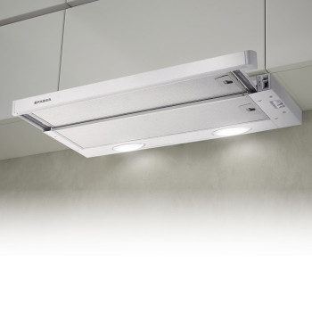 FABER Flexa AM/X A60 110.0261.456 fehér/rozsdamentes előlappal beépíthető és teleszkópos elszívó 60cm 