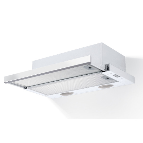 Flexa Glass Plus W A60 FEHÉR beépíthető teleszkópos páraelszívó 315.0547.827