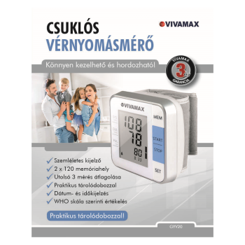 Vivamax GYV20 csuklós vérnyomásmérő