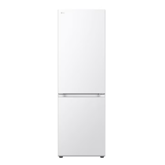 LG GBV3100CSW alulfagyasztós kombinált hűtőszekrény DoorCooling+™ technológia, 344L kapacitás, Smart Inverter Kompresszor, 186cm magas 