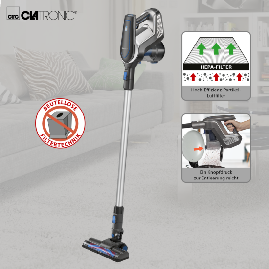 Clatronic BS 1312 A antracit Akkus állóporszívó BS1312A