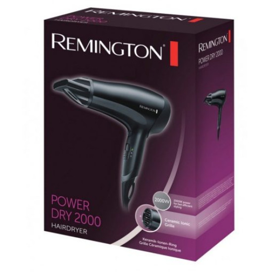 Remington D3010 hajszárító 2000W, ion, 3 hőmérséklet, 2 sebesség fokozat
