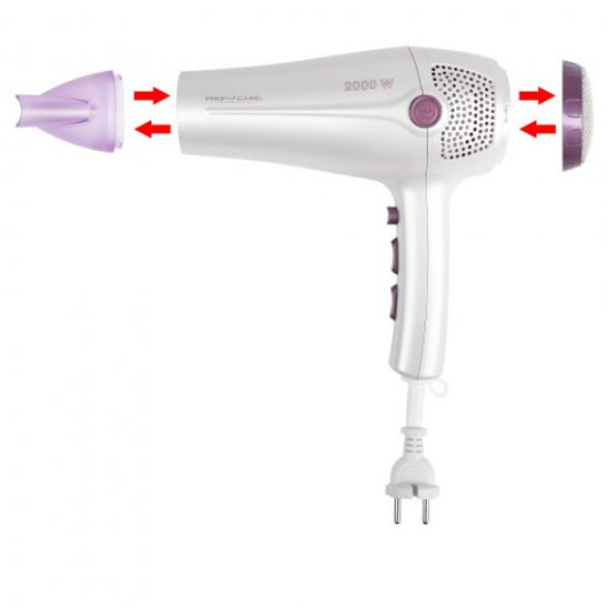 ProfiCare PC-HT 3020 fehér rózsaszín hajszárító