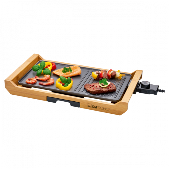 Clatronic TG 3697 asztali grill, bambusz