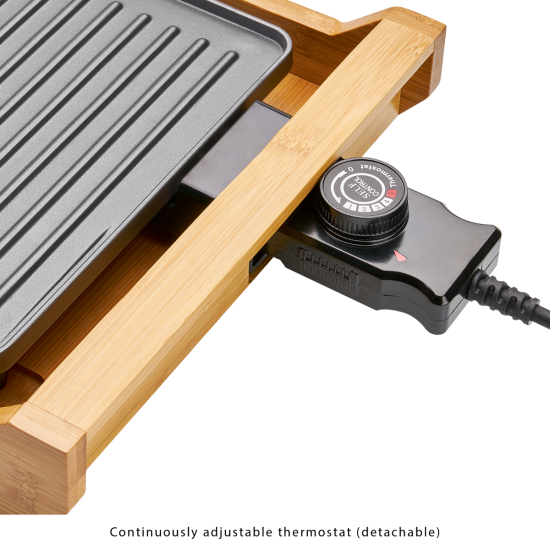 Clatronic TG 3697 asztali grill, bambusz