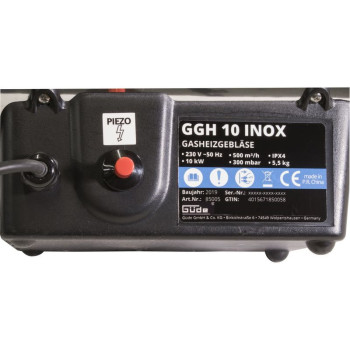 Güde GGH 17 INOX gázos hőlégbefúvó 85006 GHH17 inox