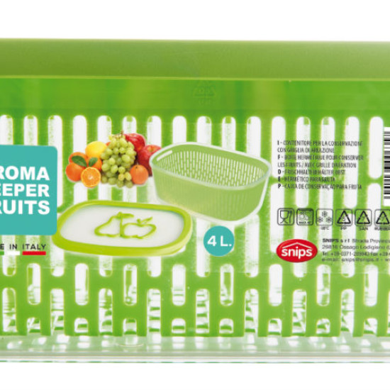 Snips 021480 tárolódoboz  gyümölcs tárolásához 4 liter