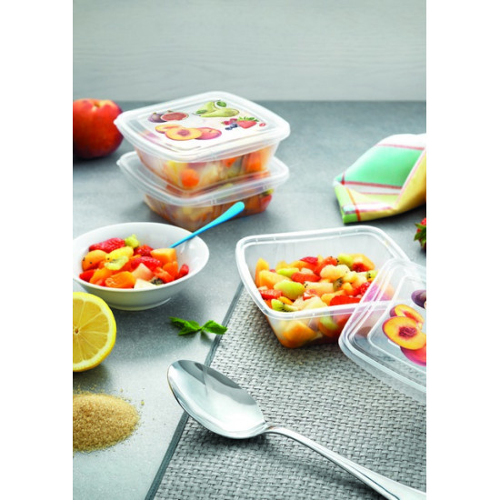 Snips 055000 Frissentartó doboz gyümölcsökhöz, 3 darab