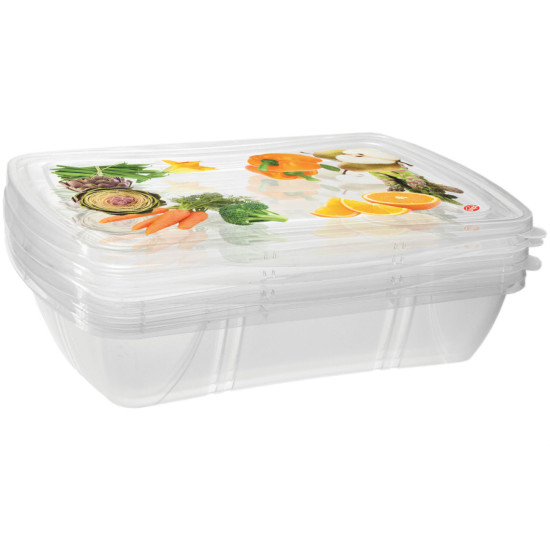 Snips 055010 Frissentartó doboz 3 darab, mikróba és fagyasztóba is tehető