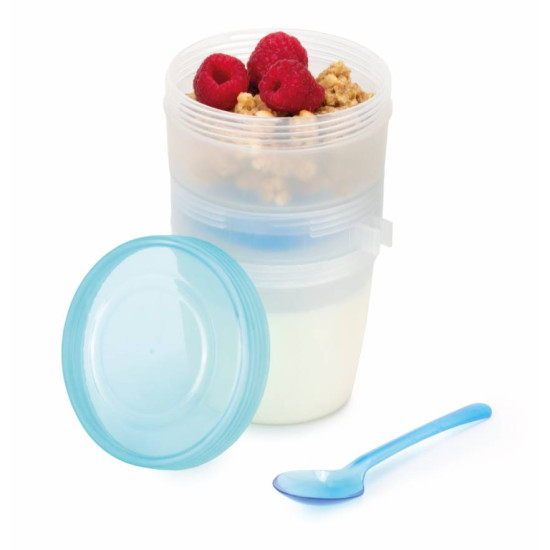 Snips 055064 Joghurt és granola/gyümölcstartó pohár jégakkuval