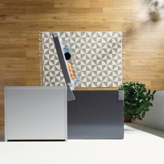 Gorenje NRK6202AXL4 No Frost inox kombinált hűtőszekrény, 235/96L, 60x59.2x200 cm