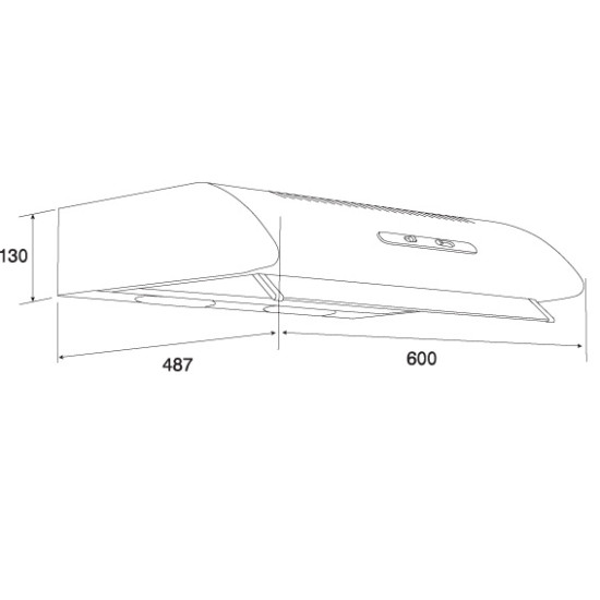 Davoline OLYMPIA 160 ST WH hagyományos, standard 60cm páraelszívó 160ST WH