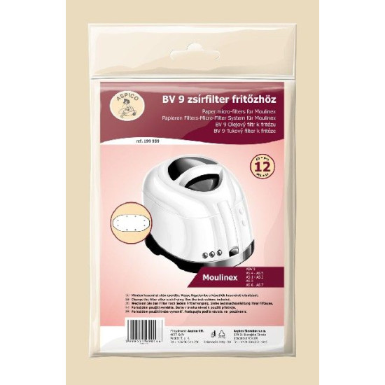 Aspico BV9 zsírfilter Moulinex fritukhoz 199999