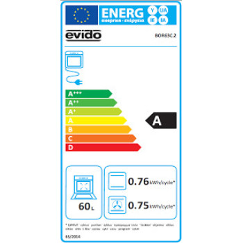 Evido RUSTIC-O 60C BÉZS rusztikus beépíthető sütő BOR63C.2
