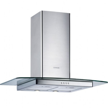 SILVERLINE 3110 MIDNIGHT 90cm INOX fali kürtös elszívó edzett sík üvegernyővel 3110.9.652.01