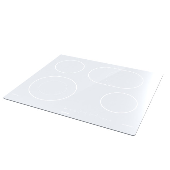 Gorenje ECT643SYW beépíthető fehér Simplicity főzőlap, 60x52x5.4 cm