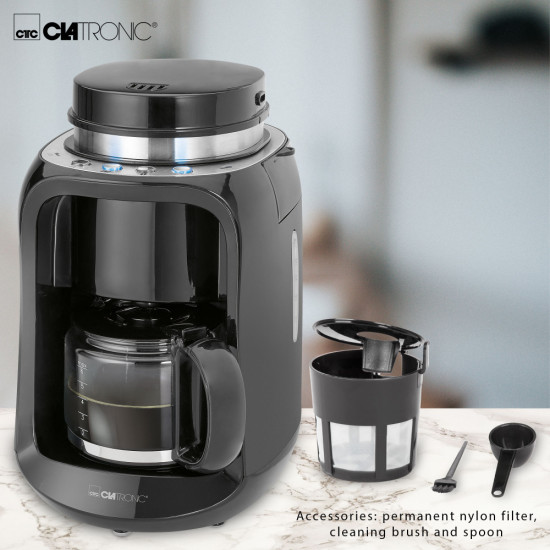 Clatronic KA 3701 kávéfőző darálóval KA3701