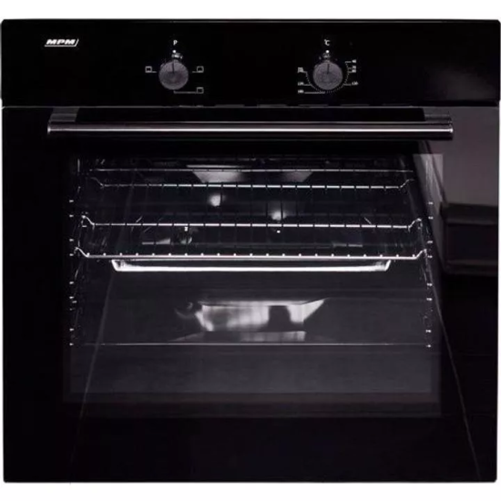 MPM MPM-63-BO-12 beépíthető sütő, 66L, 59.5x59.5x61 cm, fekete szín 