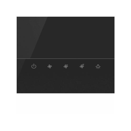 Gorenje WHI649EB beépíthető falra szerelhető döntött kürtös konyhai elszívó, 60x33.5x38 cm, fekete szín 