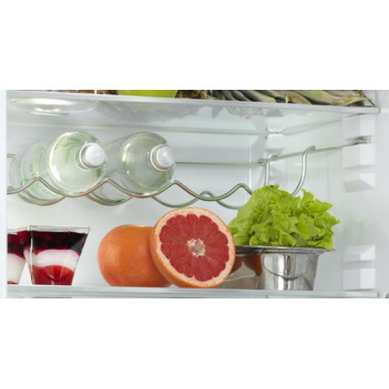 Snaigé RF56SM-S5JJ2FO fekete alulfagyasztós kombinált hűtőszekrény 185x60x65cm