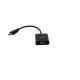 Well HDMI-VGA átalakító adapter Adapt-HDMIM/VGAF-0,2BK-WL