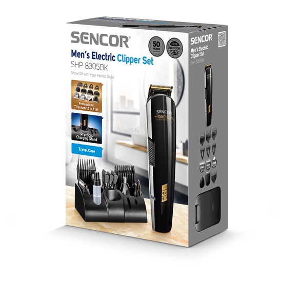 Sencor SHP8305BK hajnyíró szakáll Orr kontúrnyíró multifunkciós hajnyíró