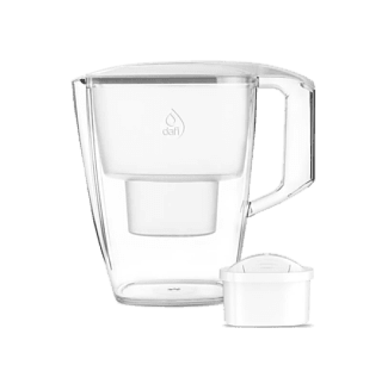 Dafi Sintra 4 literes vízszűrős kancsó fehér 925727 1db unimax betéttel