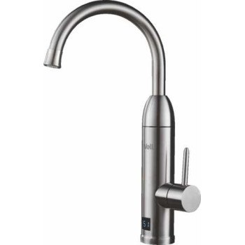 Elektromos átfolyós vízmelegítő csaptelep vízhőmérséklet kijelzéssel Well FCT-EL-Creek-WL