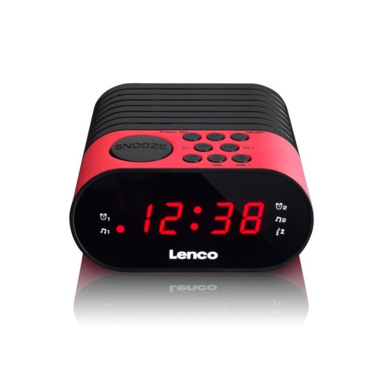 Lenco CR-07 Red rádiós ébresztőóra
