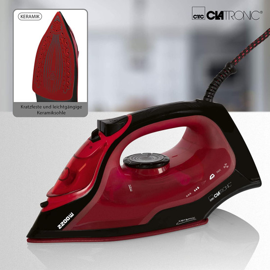 Clatronic DB3752 gőzölős vasaló kerámia talppal