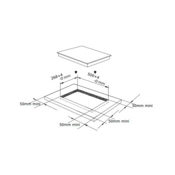 EVIDO DOMINO V 32B ceran beépíthető DOMINO-V HVD32B.1 főzőlap