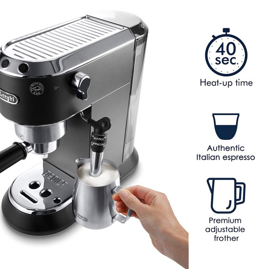 Delonghi EC685BK Dedica Pump eszpresszó kávéfőző fekete