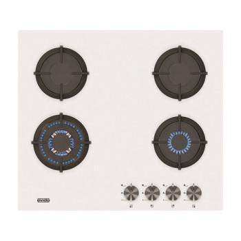 EVIDO MURANO 60W WOK fehér üveg beépíthető gáz főzőlap HGM6WW.2