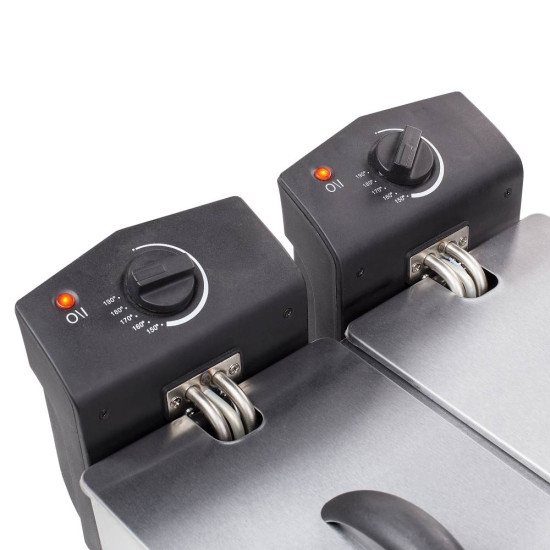 Tristar FR-6937 dupla olajsütő FR6937 2X3 liter 2X1800W