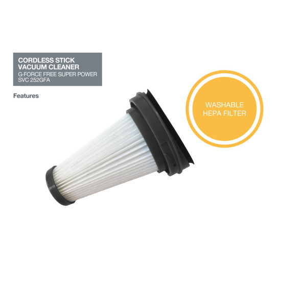 Gorenje SVC252GFA álló porszívó, 161W, antracit szín 