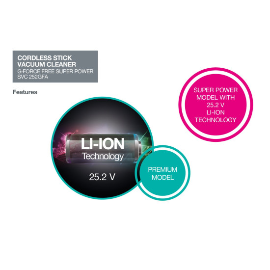 Gorenje SVC252GFA álló porszívó, 161W, antracit szín 