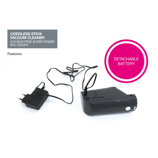 Gorenje SVC252GFA álló porszívó, 161W, antracit szín 