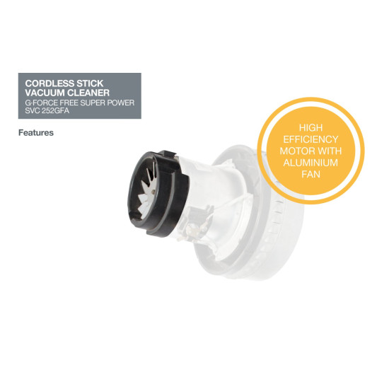 Gorenje SVC252GFA álló porszívó, 161W, antracit szín 