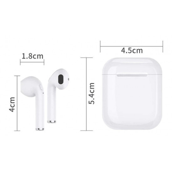 I11S TWS vezeték nélküli zajszűrős sztereo bluetooth fülhallgató, fehér