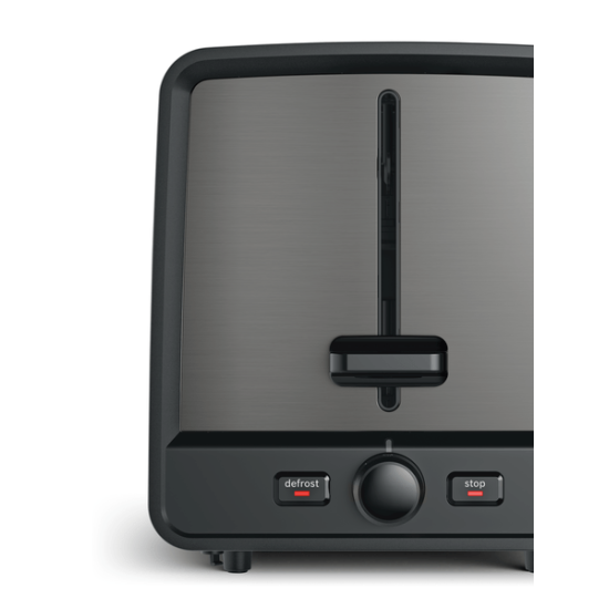 Bosch TAT5P425 kenyérpirító DesignLine szürke