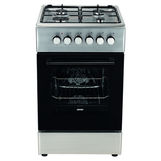 MPM inox kombinált tűzhely MPM-54-KGM-06E
