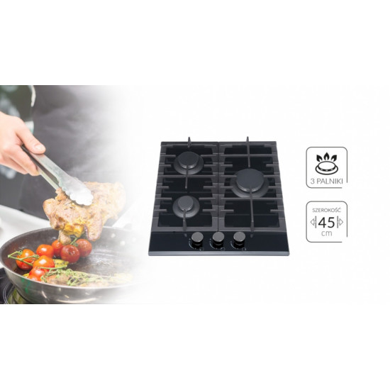 MPM MPM45 GMH16 45cm-es beépíthető gáz főzőlap MPM-45-GMH-16